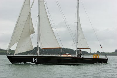 Pen Duick II arrive pour la Semaine du Golfe 2007 le mercredi 16 mai