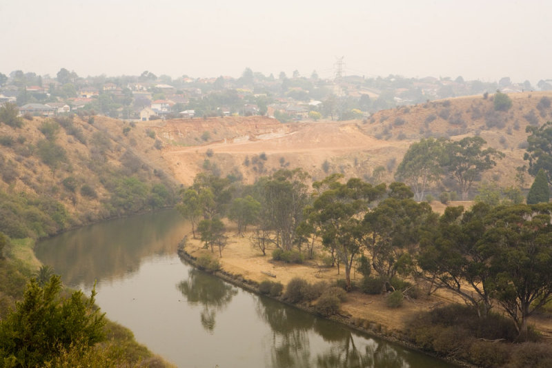 Maribyrnong Valley Smoke Haze