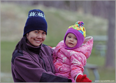 Daisy and Maria at the park