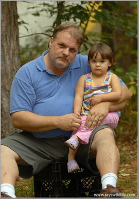 Maria with her Dadda