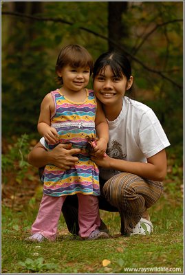 Maria with her Momma