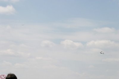 Broussard & A380 qui part en vol d'essai