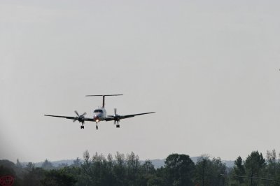Beech 200  l'atterrissage