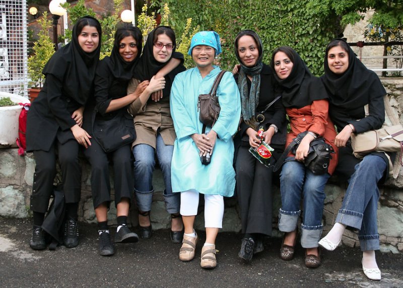 Tehrani students at Darband,