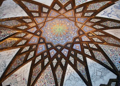 Ceiling at Bagh-E Tarikhi-ye Fin