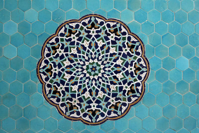 Jameh Mosque tilework