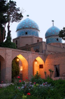 Mausoleum of Moshtaq Ali Shah at sun down