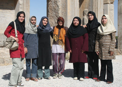 Shiraz University archaeology students