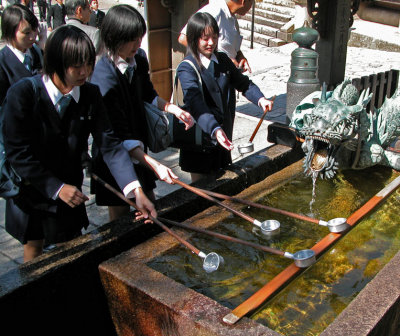 Ablutions, Kiyomizu-dera