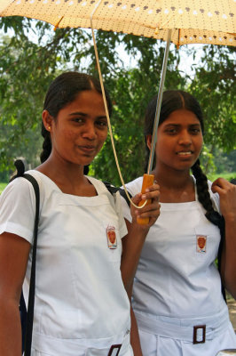 Schoolgirls near Maho
