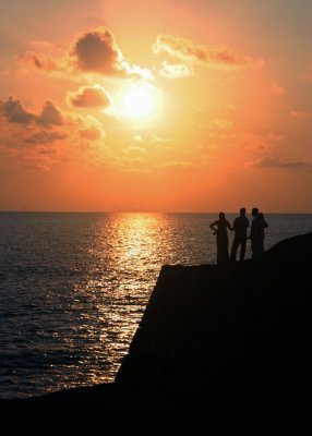 Sunset from the ramparts