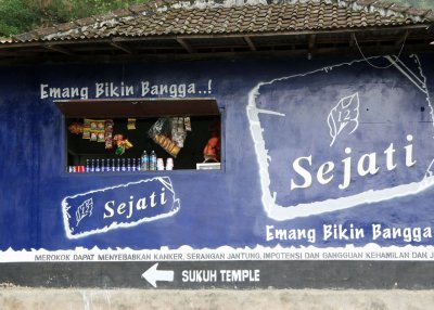 Shop in Berjo village, Gunung Lawu