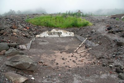 Merapi refuge destroyed in 2006