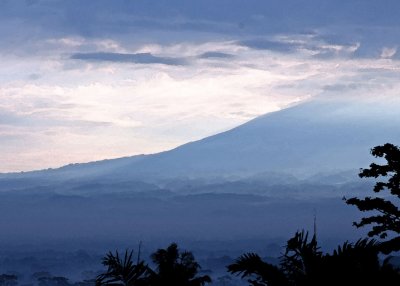 Gunung Merapi just after dawn