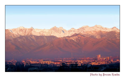 The Alps from my balcony