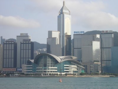 World trade Hong Kong harbor