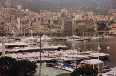 Monaco yacht harbor