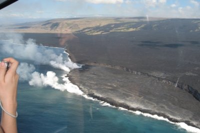 The freshest land mass on the planet....right before our eyes (Big Island of Hawaii)