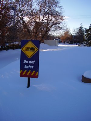 don't enter