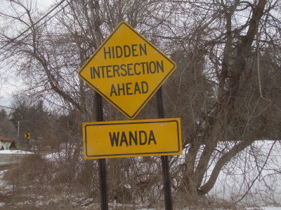 Wanda !!! watch where you are going!