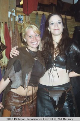 Girls in leather