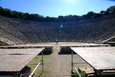 23,000 seat amphitheatre with perfect accoustics from 500 BC