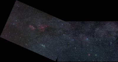 Cassiopeia with nebula group around IC1848