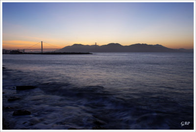 Golden Gate at sunset