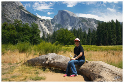 with Half Dome
