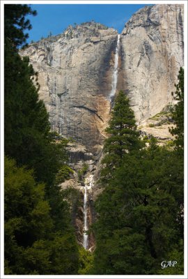 Yosemite Falls in summer