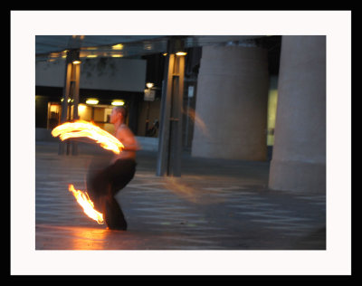 Circular Quay, street performer