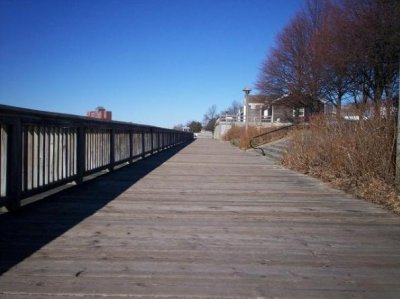 Boardwalk perspective, looking north.