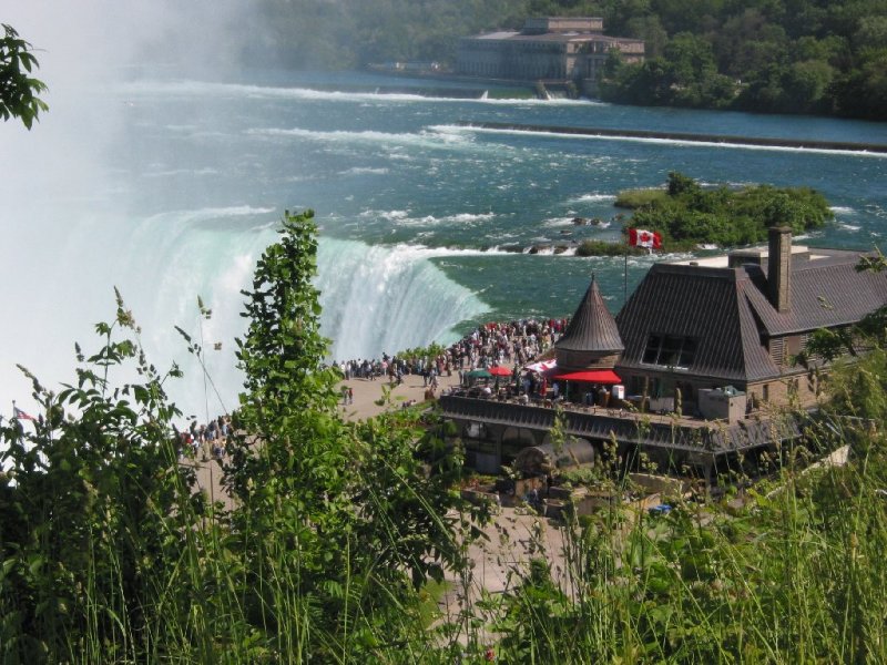 Horseshoe Falls and Table Rock from Fallsview Casino