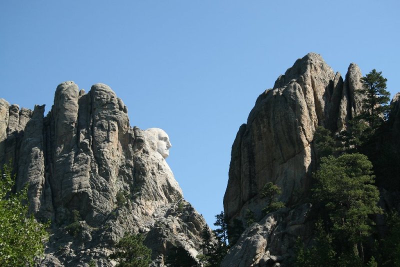 Leaving Mount Rushmore, South Dakota