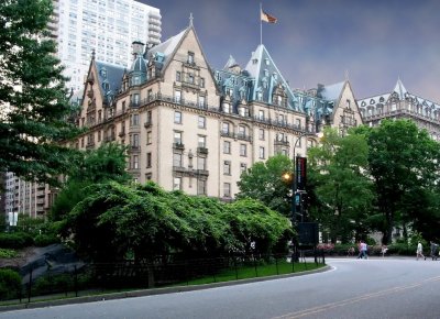 The Dakota from central Park, NYC