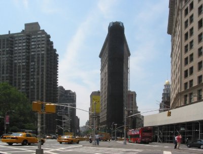 Street Scene - Flat Iron Building, NYC