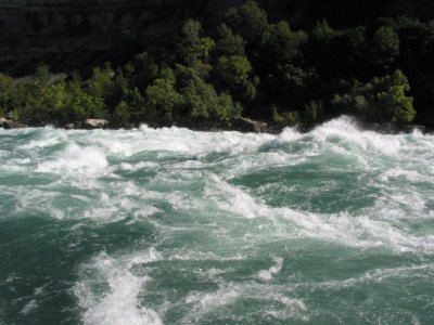 Niagara River below Falls  - White Water Walk