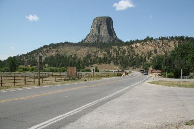 Entrance to Devils Tower National Park