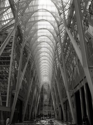 Near entrance to The Hockey Hall Of Fame,  Allen Lambert Galleria, Brookfield Place (formerly BCE Place)