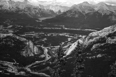 from Sulphur Mountain, Banff, Alberta