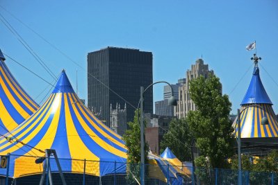 Tents of Cirque Du Soleil, Quai Jacques Cartier, Montréal