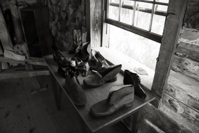 In The Shoemakers Cabin, Upper Canada Village, Morrisburg, Ontario