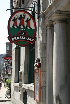 Les 3 Brasseurs, 105, rue Saint-Paul est,  Montréal