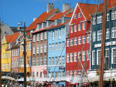 Nyhavn canal in summer