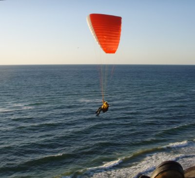 Pawel - flying on the coast