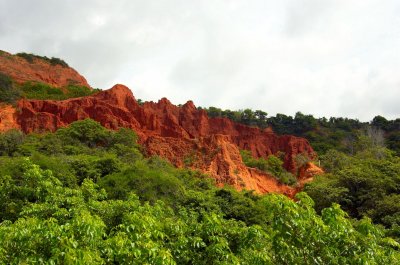 red canyon, yellow sand dunes, vietnam