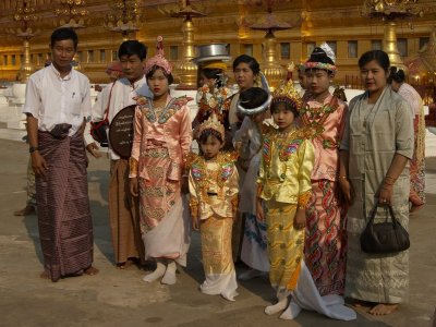 Ceremony in Shwezigon Pagoda