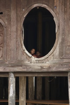 Young monks in Shwe Yan Pyay monastery