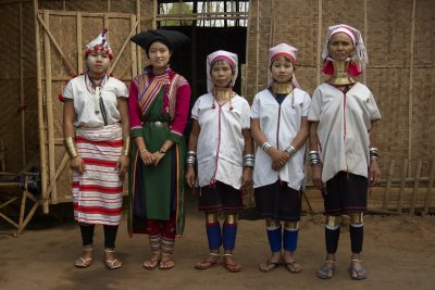 women in traditional clothes