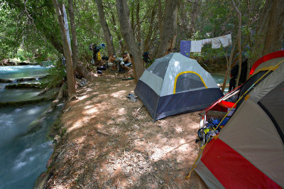 22_Typical campsite along Havasu Creek
